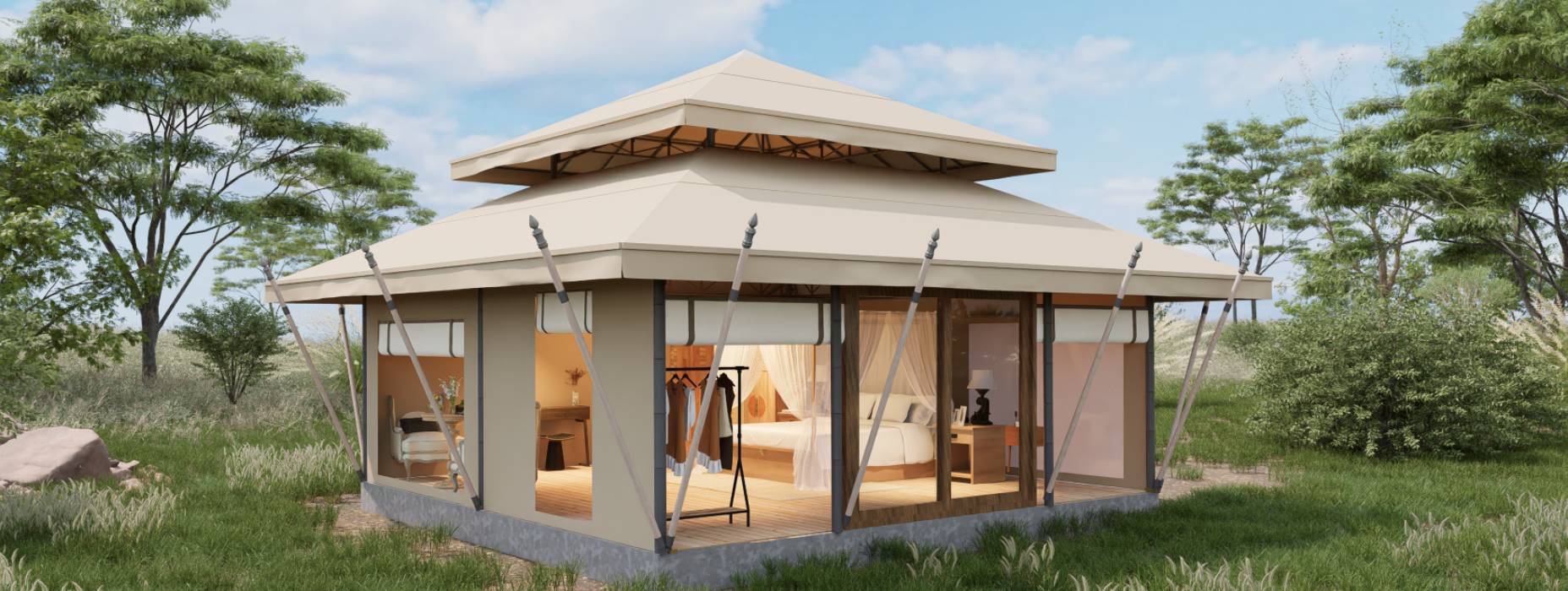 寻甸户外野奢帐篷